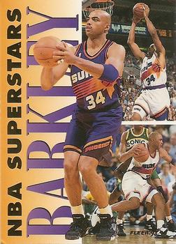 1993-94 Fleer - NBA Superstars #2 Charles Barkley Front