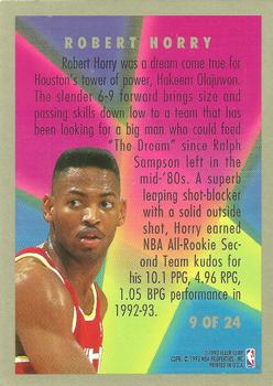 1993-94 Fleer - Rookie Sensations #9 Robert Horry Back