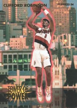 1993-94 Fleer - Towers of Power #24 Clifford Robinson Front