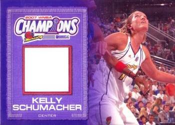 2008 Rittenhouse WNBA - 2007 WNBA Champions Relics #PM6 Kelly Schumacher Front