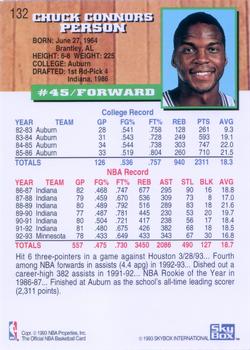 1993-94 Hoops #132 Chuck Person Back