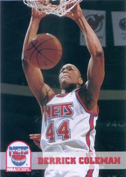 1993-94 Hoops #140 Derrick Coleman Front