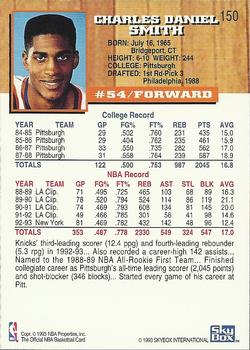 1993-94 Hoops #150 Charles Smith Back