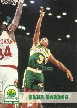 1993-94 Hoops #204 Dana Barros Front