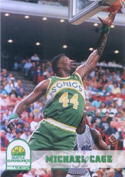 1993-94 Hoops #205 Michael Cage Front