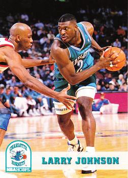 1993-94 Hoops #22 Larry Johnson Front