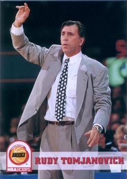 1993-94 Hoops #239 Rudy Tomjanovich Front
