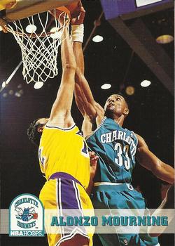 1993-94 Hoops #23 Alonzo Mourning Front
