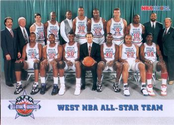 1993-94 Hoops #282 West NBA All-Star Team Front