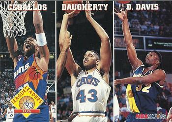 1993-94 Hoops #285 FG% (Cedric Ceballos / Brad Daugherty / Dale Davis) Front