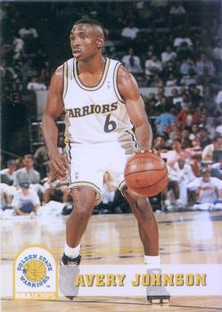 1993-94 Hoops #340 Avery Johnson Front