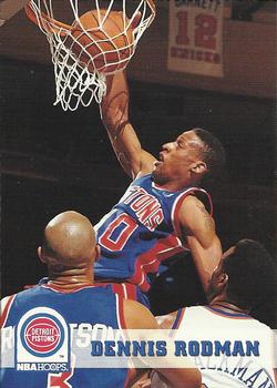 1993-94 Hoops #66 Dennis Rodman Front