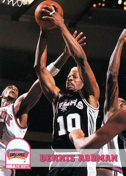 1993-94 Hoops #405 Dennis Rodman Front