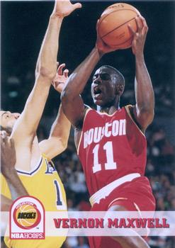 1993-94 Hoops #80 Vernon Maxwell Front