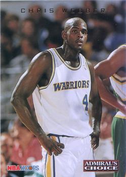 1993-94 Hoops - Admiral's Choice #AC5 Chris Webber Front