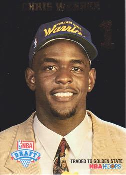 1993-94 Hoops - 1993 NBA Draft Lottery Pick Exchange #LP1 Chris Webber Front