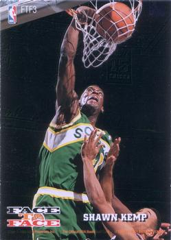 1993-94 Hoops - Face to Face #FTF3 Christian Laettner / Shawn Kemp Back