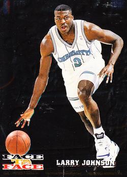 1993-94 Hoops - Face to Face #FTF5 Larry Johnson / LaPhonso Ellis Front