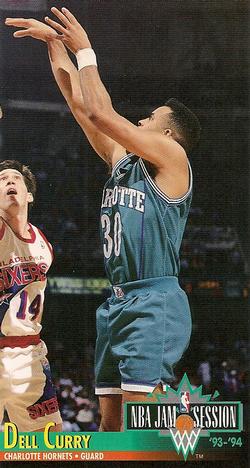 1993-94 Jam Session #19 Dell Curry Front