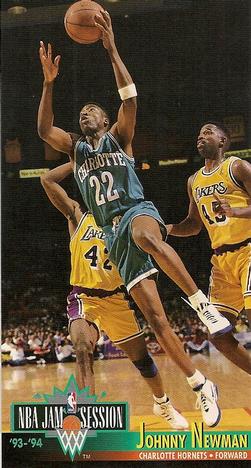 1993-94 Jam Session #25 Johnny Newman Front