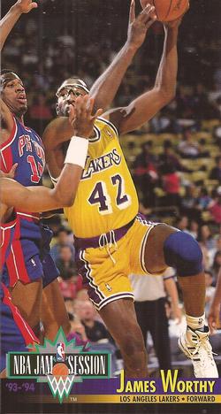1993-94 Jam Session #110 James Worthy Front