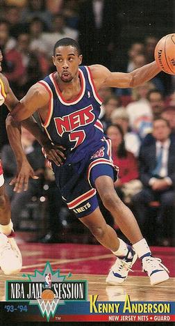 1993-94 Jam Session #137 Kenny Anderson Front
