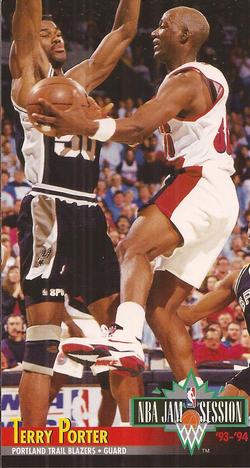 1993-94 Jam Session #188 Terry Porter Front