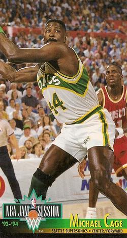 1993-94 Jam Session #211 Michael Cage Front