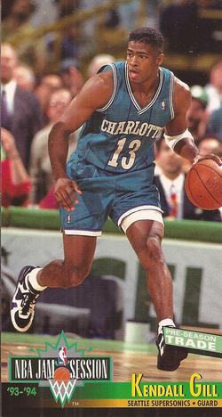 1993-94 Jam Session #212 Kendall Gill Front