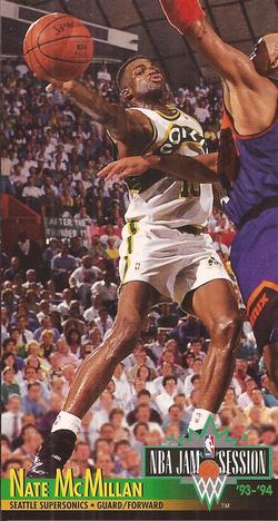 1993-94 Jam Session #216 Nate McMillan Front