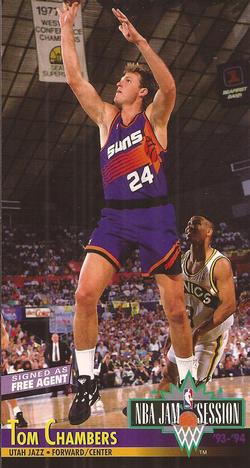 1993-94 Jam Session #222 Tom Chambers Front