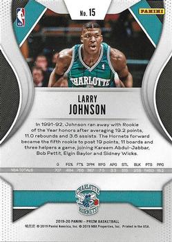 2019-20 Panini Prizm #15 Larry Johnson Back