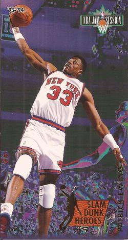 1993-94 Jam Session - Slam Dunk Heroes #1 Patrick Ewing Front
