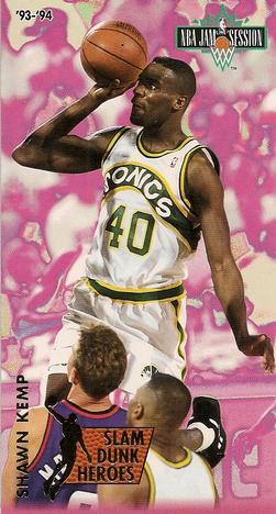 1993-94 Jam Session - Slam Dunk Heroes #3 Shawn Kemp Front