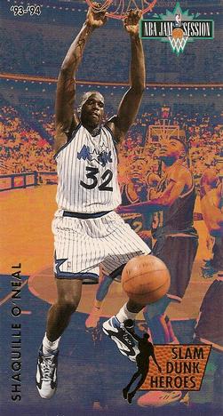 1993-94 Jam Session - Slam Dunk Heroes #7 Shaquille O'Neal Front