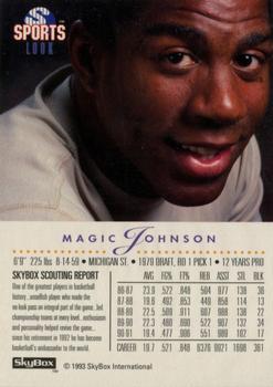 1993-94 SkyBox Premium #NNO Magic Johnson Back