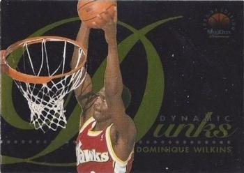 1993-94 SkyBox Premium - Dynamic Dunks #D9 Dominique Wilkins Front