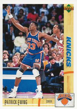 1992-93 Upper Deck McDonalds French #9 Patrick Ewing Front