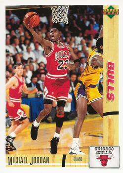 1992-93 Upper Deck McDonalds French #15 Michael Jordan Front