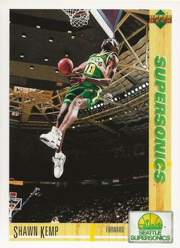 1992-93 Upper Deck McDonalds French #16 Shawn Kemp Front