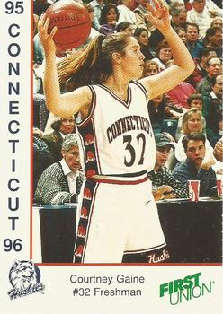 1995-96 Connecticut Huskies Women #NNO Courtney Gaine Front