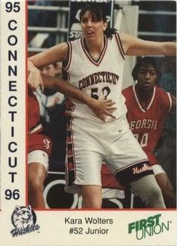 1995-96 Connecticut Huskies Women #NNO Kara Wolters Front