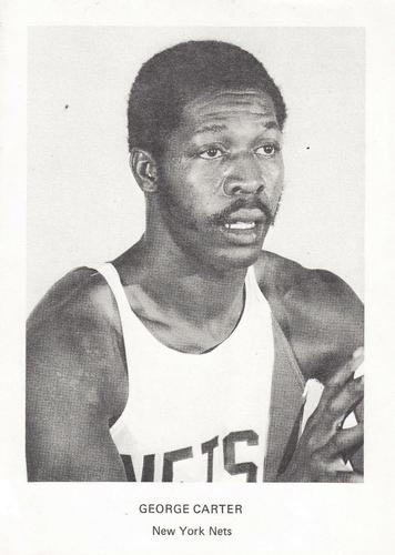 1972-73 New York Nets #NNO George Carter Front
