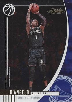 2019-20 Panini Absolute Memorabilia #97 D'Angelo Russell Front