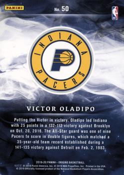 2019-20 Panini Origins #50 Victor Oladipo Back