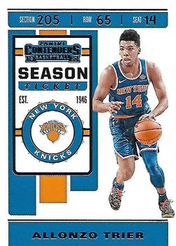 2019-20 Panini Contenders #4 Allonzo Trier Front