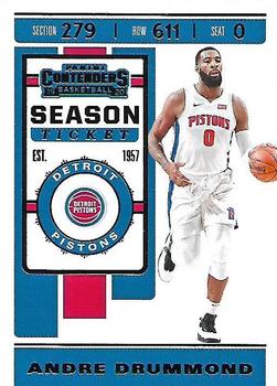 2019-20 Panini Contenders #5 Andre Drummond Front
