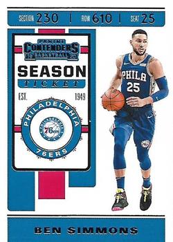 2019-20 Panini Contenders #9 Ben Simmons Front