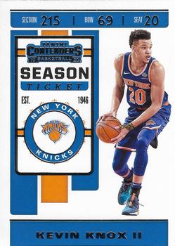 2019-20 Panini Contenders #59 Kevin Knox II Front