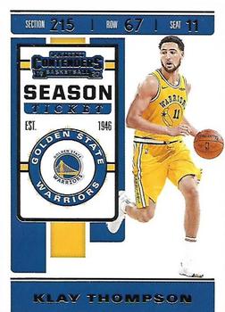 2019-20 Panini Contenders #62 Klay Thompson Front